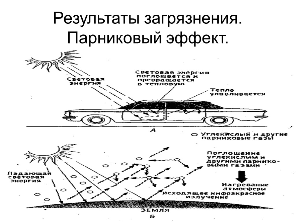 20 Результаты загрязнения. Парниковый эффект.